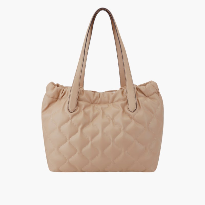 NINE WEST Quilted Tote Bag in Beige for Women - Image 2